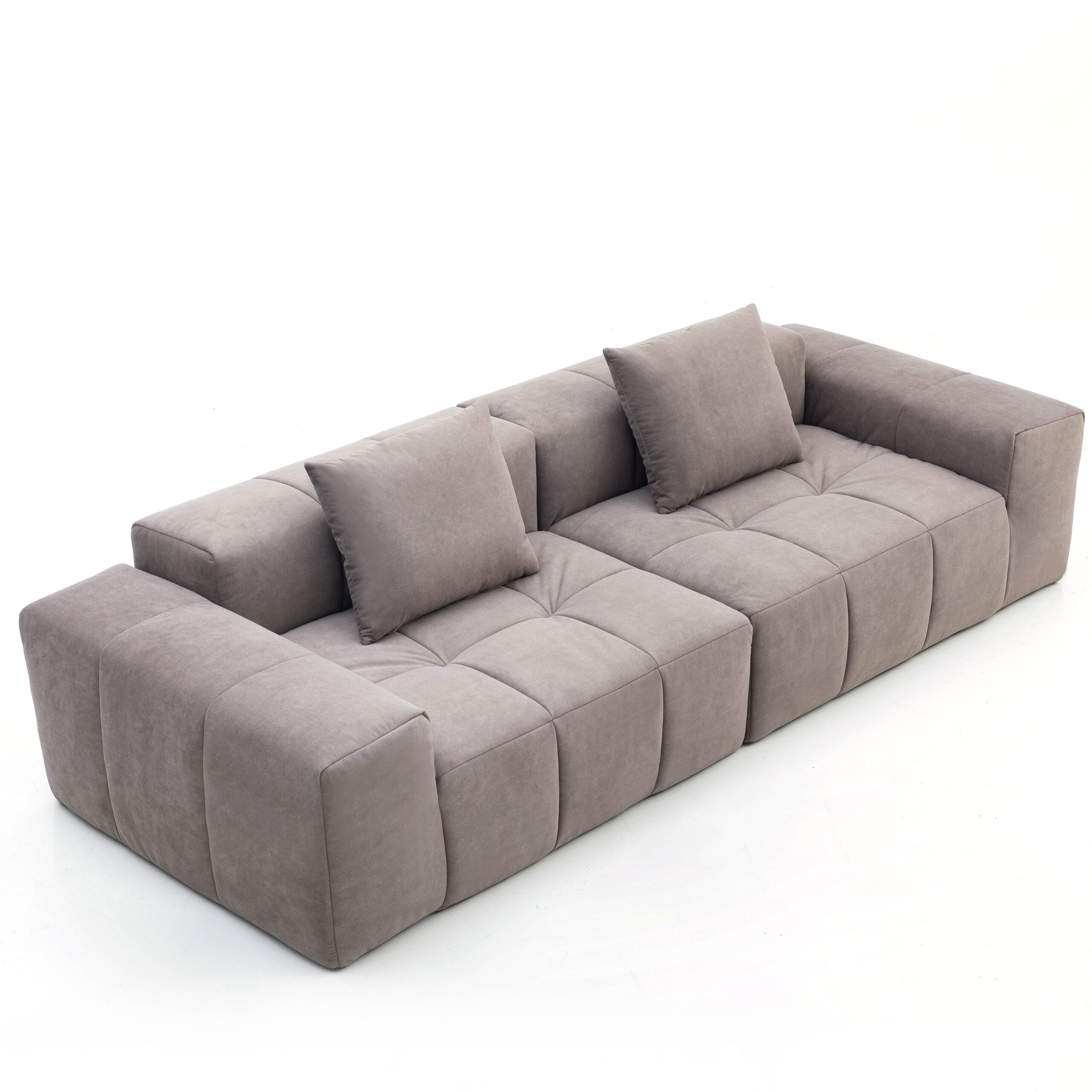 Living room square compression foam sofa vacuum packing suit modular combination lounge compression sofa