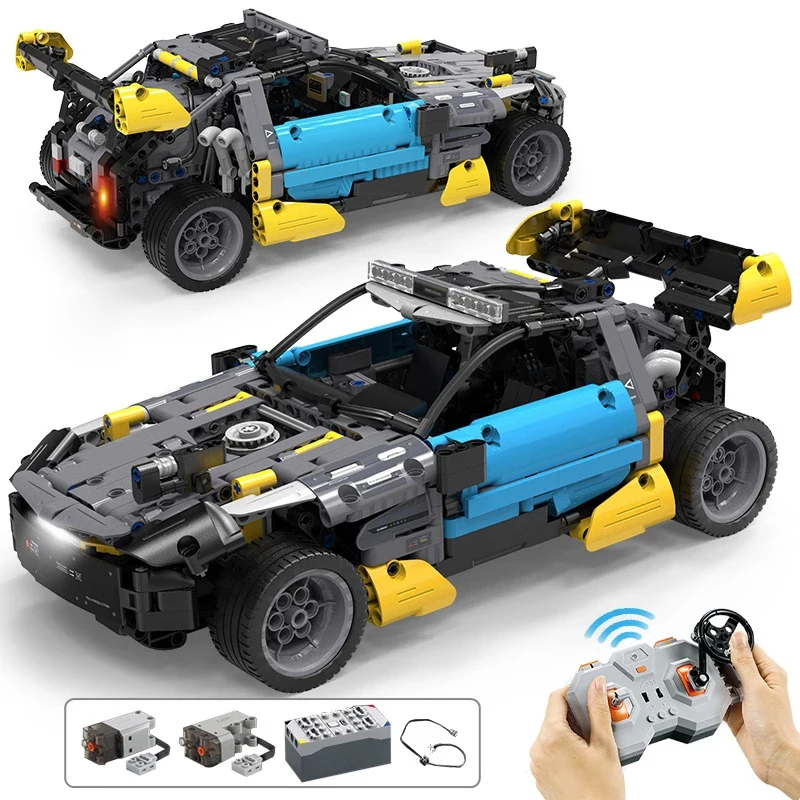 Technical MOC Vehicle Model Bricks Sets Racing Climbing Trucks Building Block Toys Car