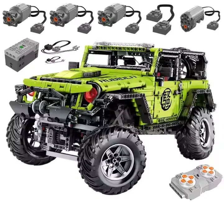 Technic Remote Control SUV Motor Power Speed Off-road Buggy Building Blocks Bricks Kids