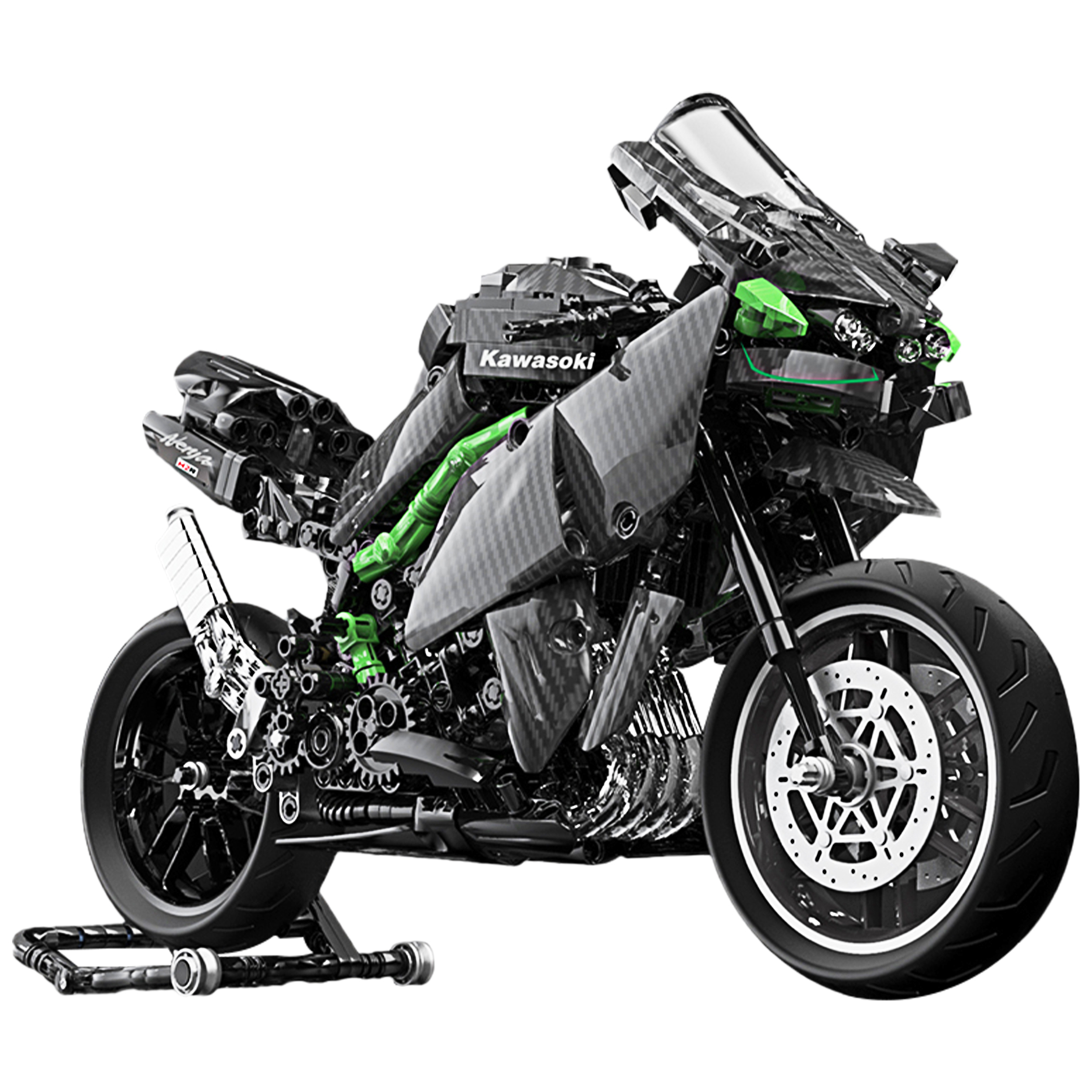 H2R Technical Building Bricks Toys Set Building Block Motorcycle for Children - Image 5