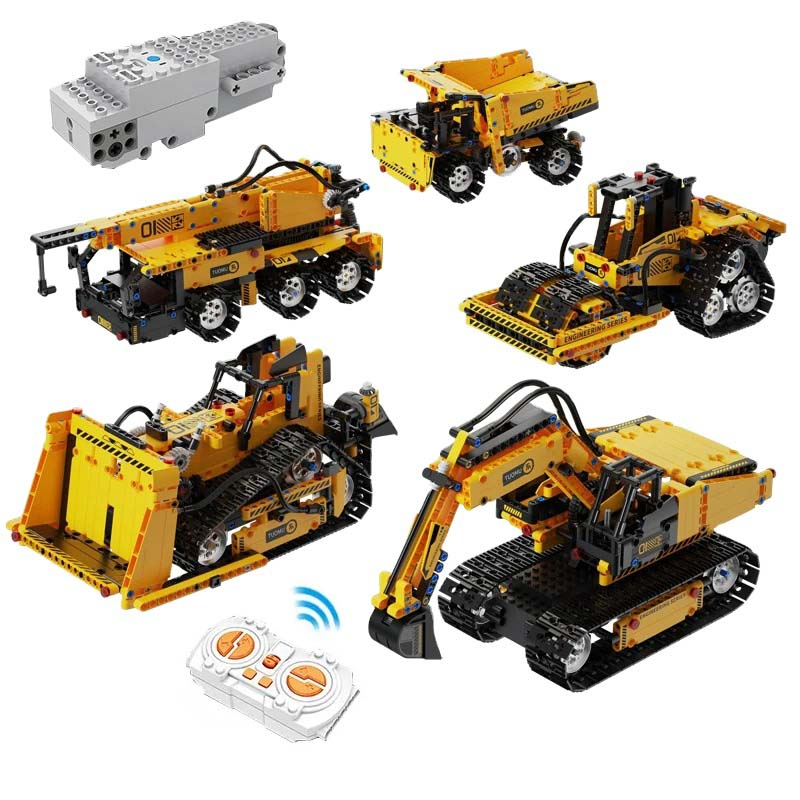 5 in 1 STEM Building Block Kid Assemble Programming APP Remote Control Building Toy Educational Set Toy - Image 4