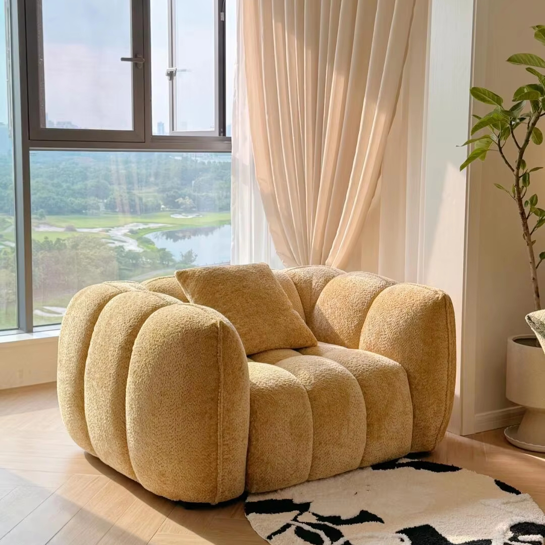 Modern Compressed Armchair Foam Couch Vaccum Compression Pack Compressed Lazy Sofa Bench