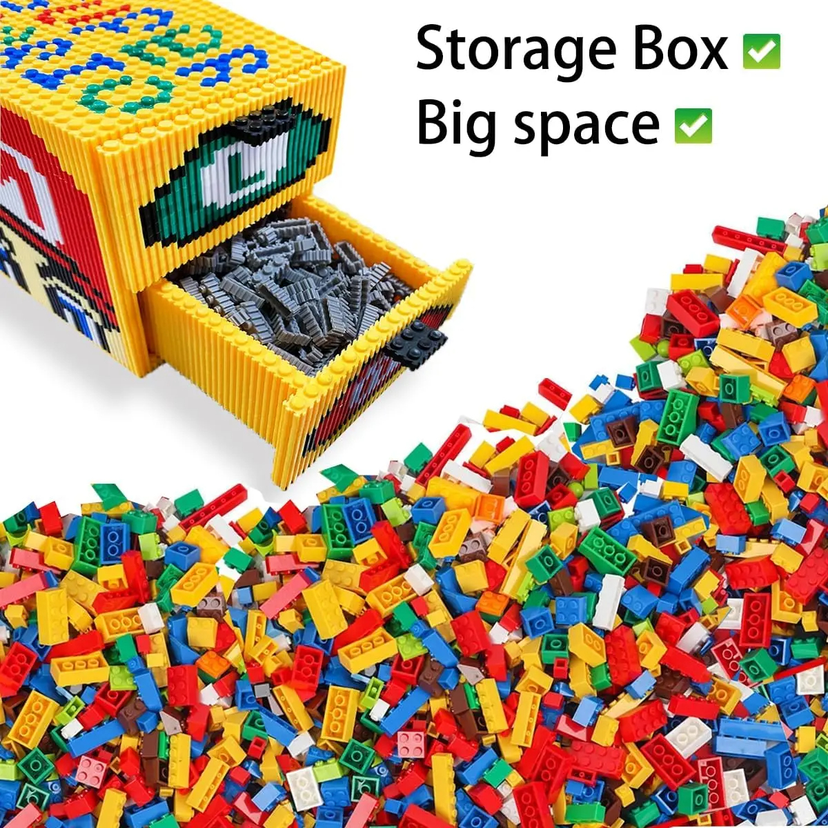 Mini Educational Building Blocks Diamond Brick Assembling Figure Cartoon Toys Plastic Model - Image 2