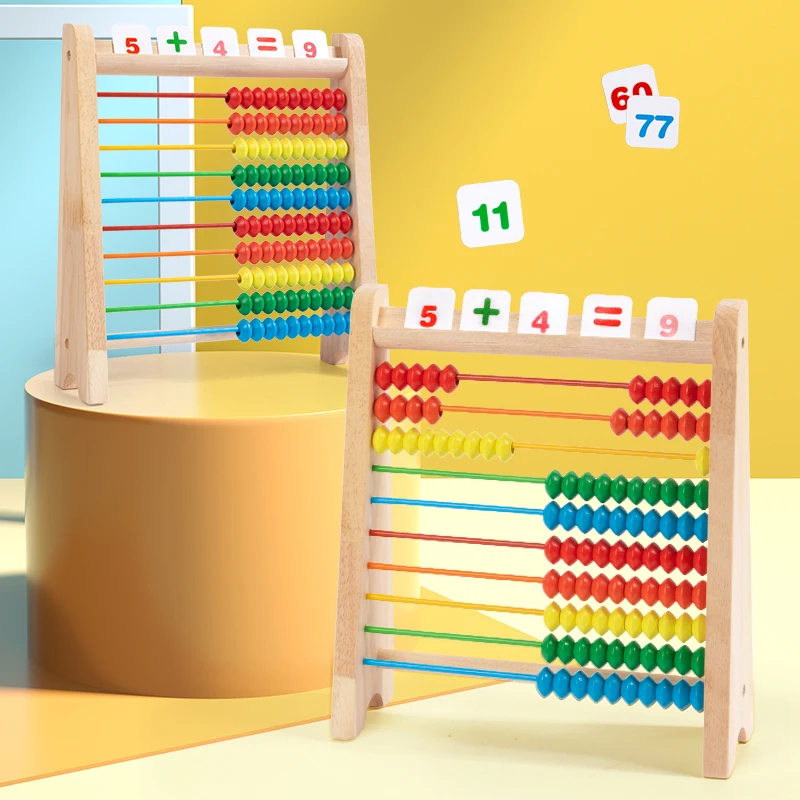 Wooden Abacus Classic Educational Counting Toy With Beads Counting Frame Toy Abacus for Kids Math Children Toys - Image 5