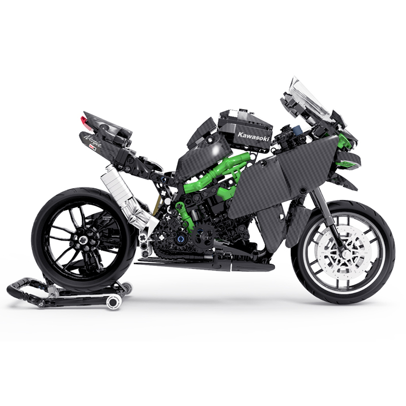 H2R Technical Building Bricks Toys Set Building Block Motorcycle for Children