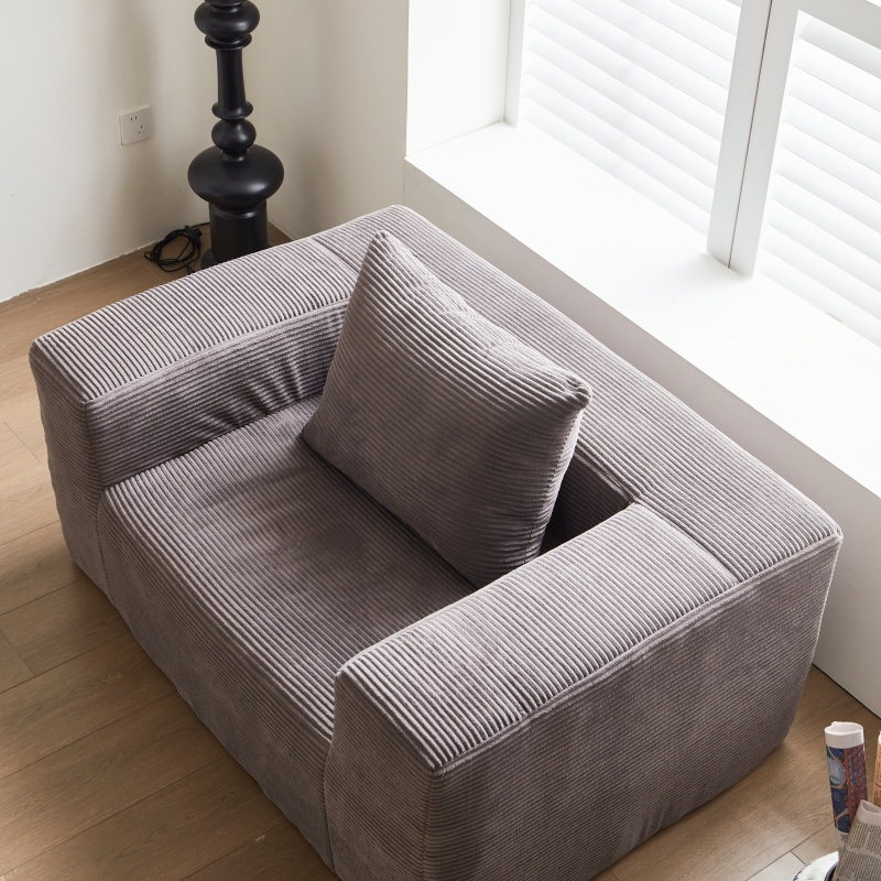 Flexible Space Layout Multi-Functional Living Room Bed Compressible Sponge High Density Armrest Sofa - Image 4