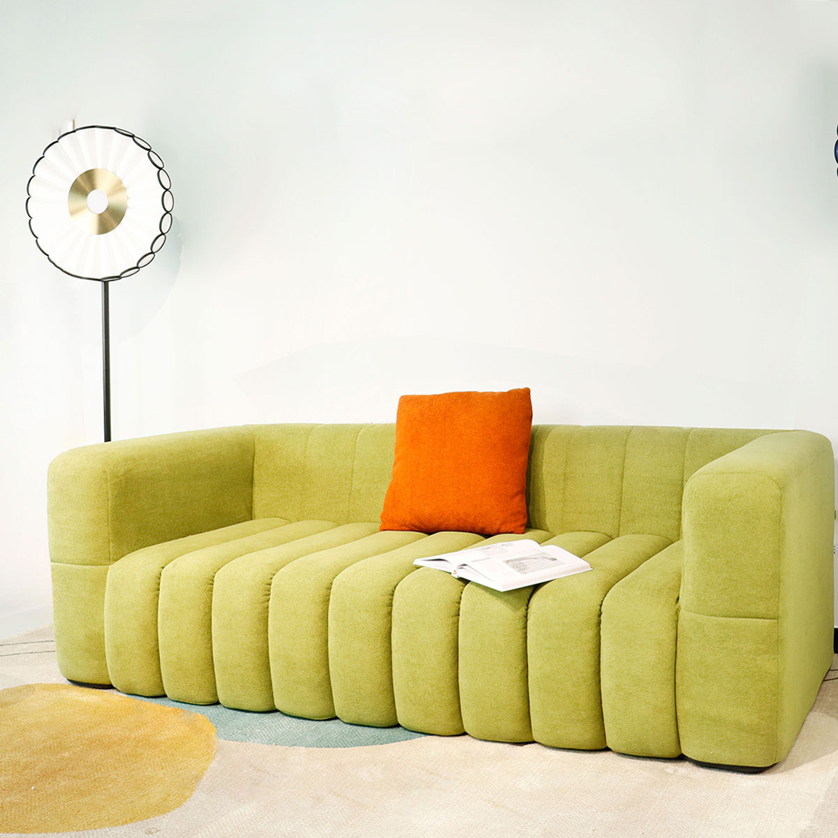 Comfortable Living Room Furniture Linen Vacuum Compression Sofa Family Room Sofa Living Room Sofas