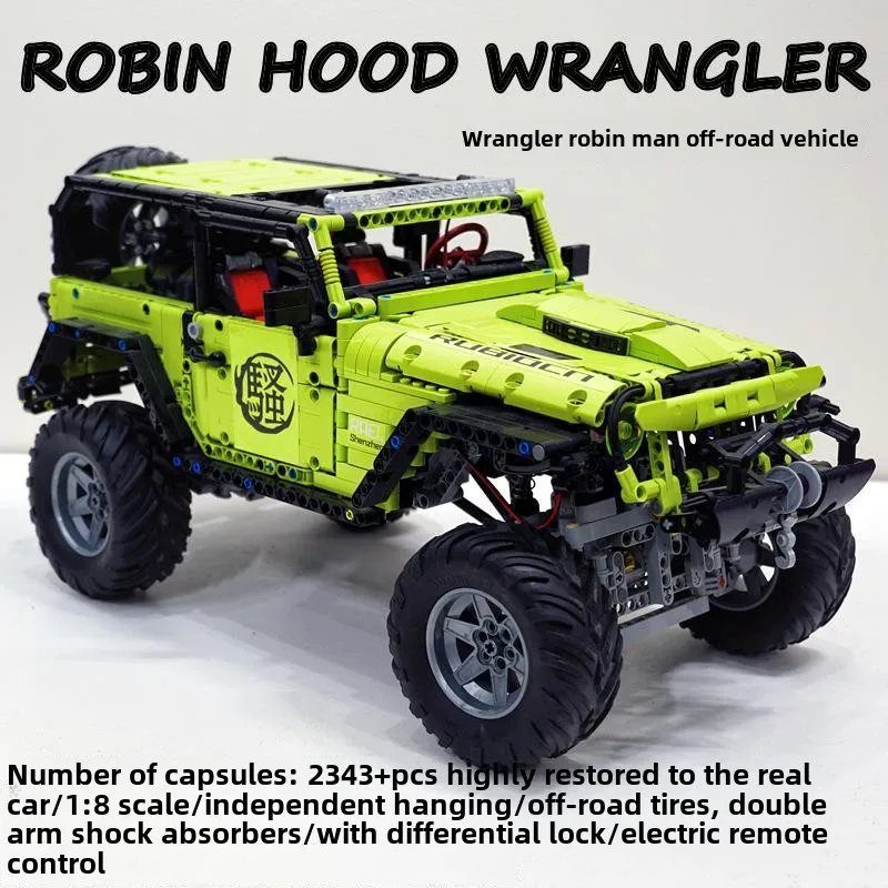 Technic Remote Control SUV Motor Power Speed Off-road Buggy Building Blocks Bricks Kids - Image 3