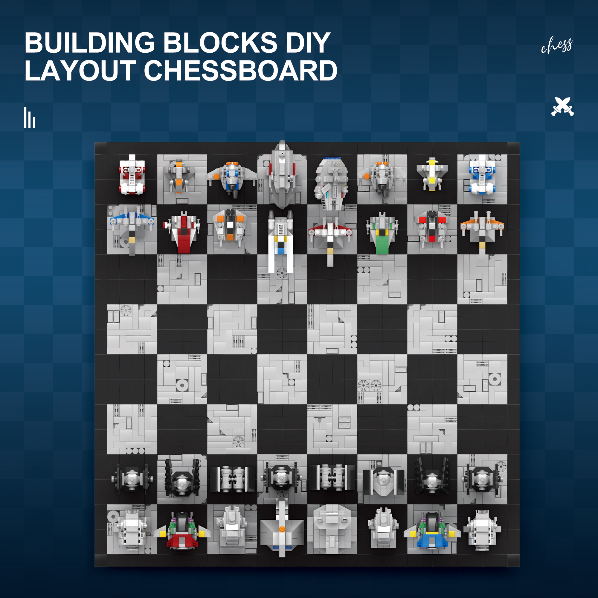 International Chess Building Block Brick Sets For Kids Assembly - Image 5