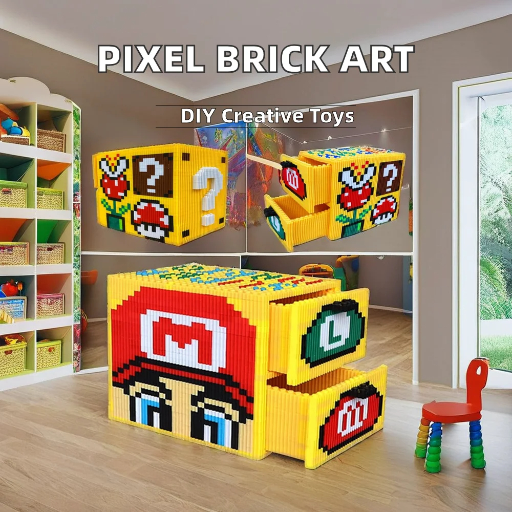 Mini Educational Building Blocks Diamond Brick Assembling Figure Cartoon Toys Plastic Model - Image 4
