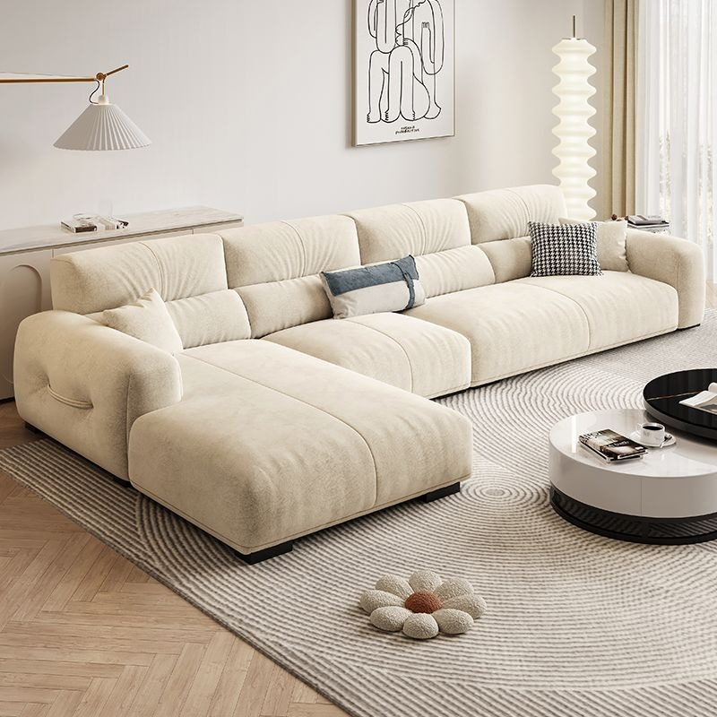 Modern Relaxing Tech Fabric Convertible Design Modular Sofa Set Lazy Chaise Lounge Sponge Living Room Furniture Sofa and Couch - Image 3