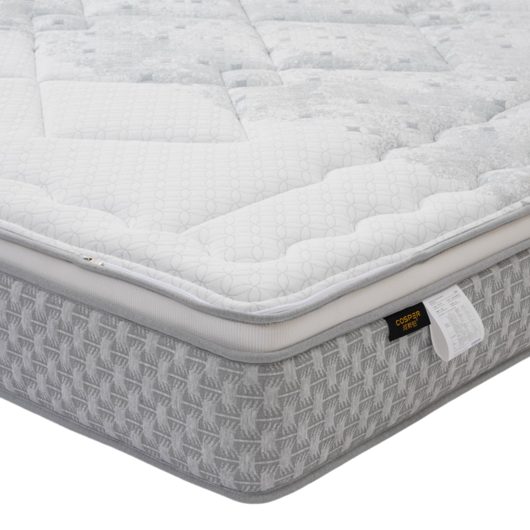 Modern Hotel Bedroom King Size Double Wall Bed with Pocket Spring Memory Latex - Image 2