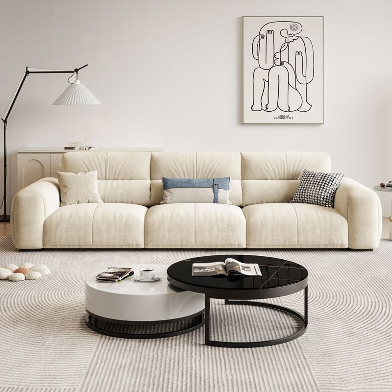 Modern Relaxing Tech Fabric Convertible Design Modular Sofa Set Lazy Chaise Lounge Sponge Living Room Furniture Sofa and Couch - Image 4